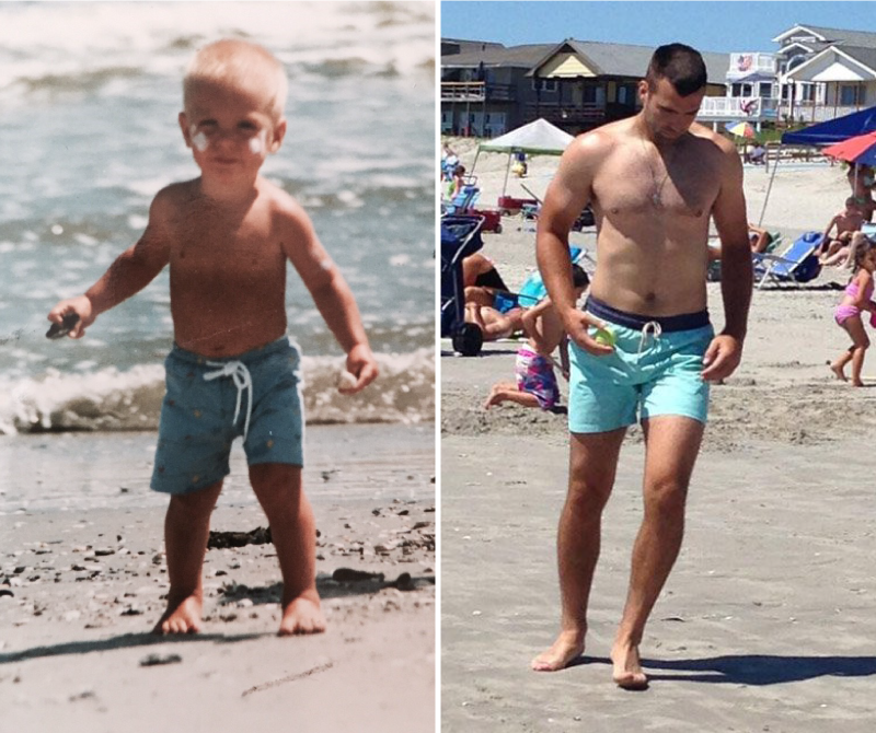 Joe Flacco on X: '#TBT Wearing the same trunks at the Jersey Shore since  '85.  / X