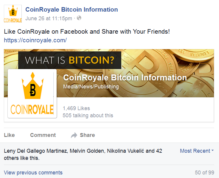 CoinRoyale's tweet photo. 7th way to #enter to #win the $100 Amazon gift card #contest - Leave a comment on a post: http://t.co/o2YviOvAym http://t.co/Xy005Hfi4i