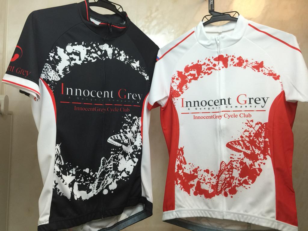 朽木冬子 イノグレ自転車部オフィシャルサイクルジャージ ブラック