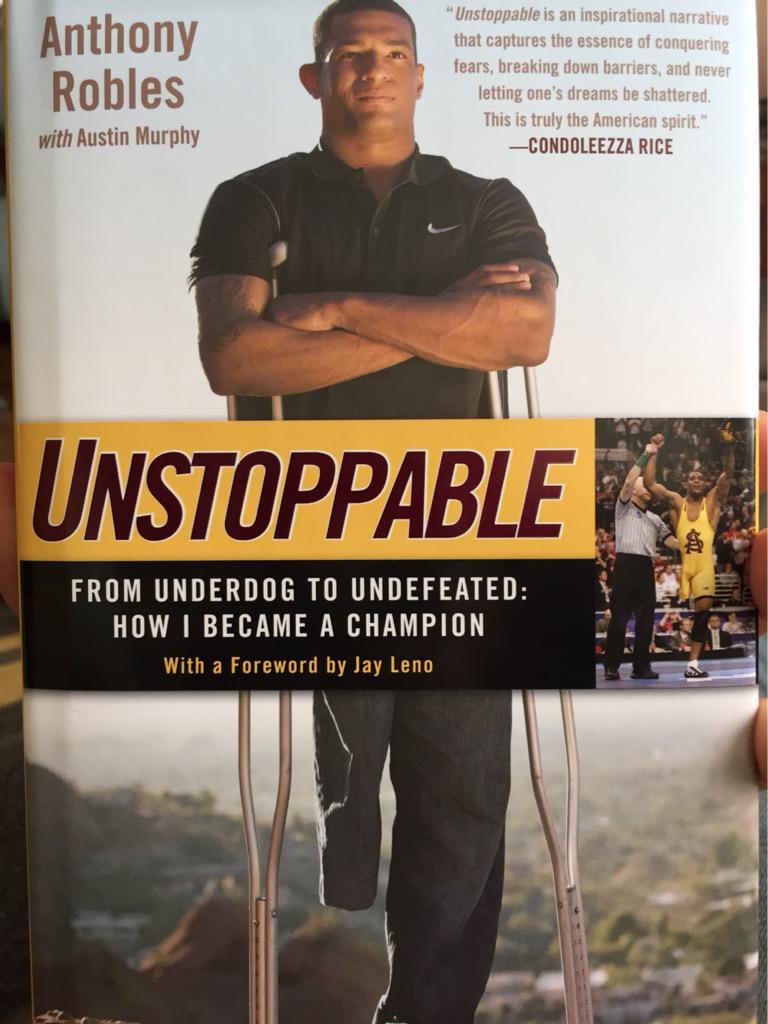 pe4everykid's tweet photo. @ARobles125 Loved your book. Truly inspirational! #wrestling @ncaawrestling @ASUWrestling http://t.co/ZdK1OJnJex