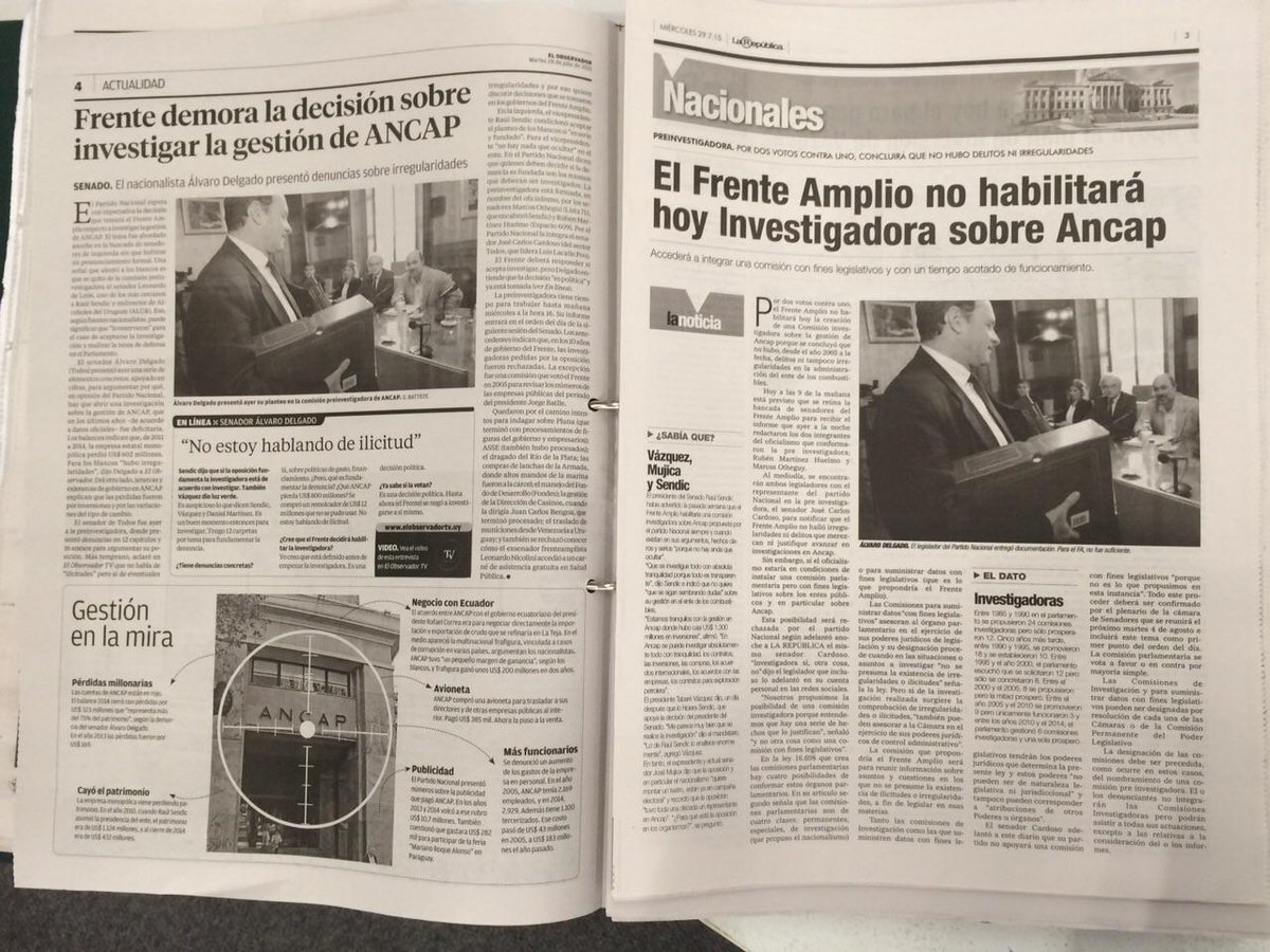 diegobattiste's tweet photo. @larepublica_uy no para de robar fotos. El martes salió  en El Observador y al otro día ellos la publican en el papel http://t.co/UxExXFzbX6