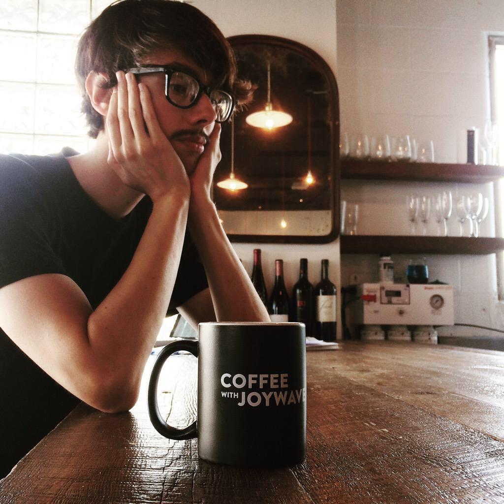 poorlydrawnjoyw's tweet photo. Actual coffee with joywave. http://t.co/vn2AnwzNGH