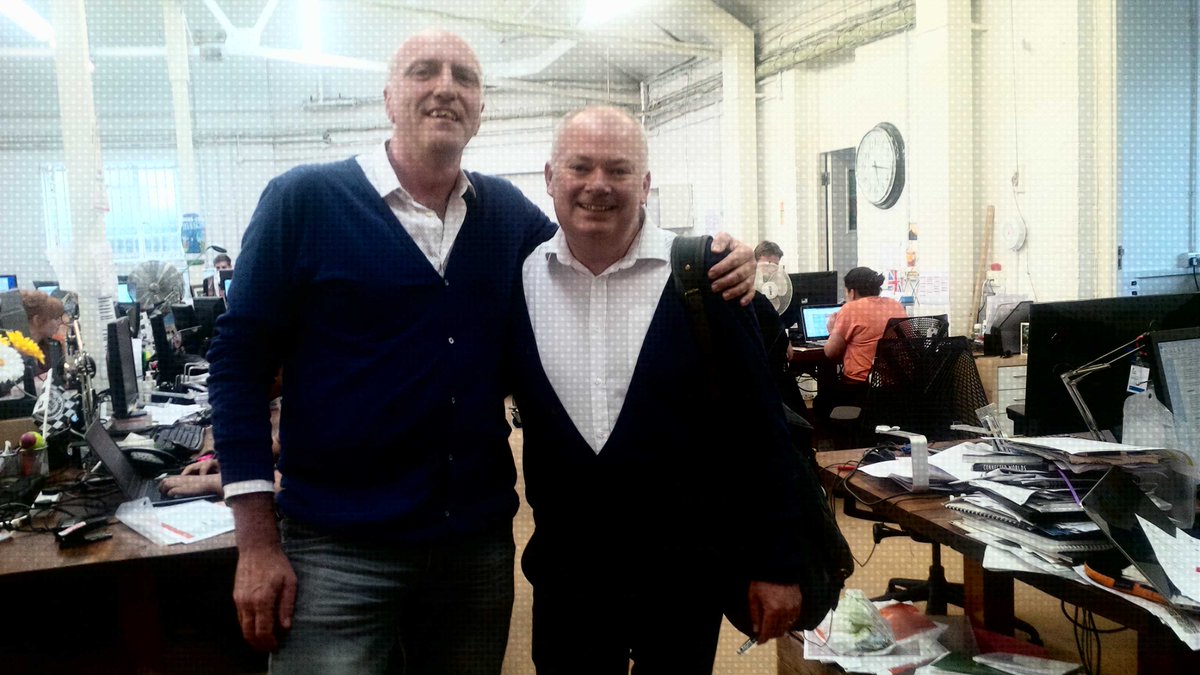 Clauds64's tweet image. @weareinnovision #innon-twins. Styling us out with cardigans in the #studio @douggs64