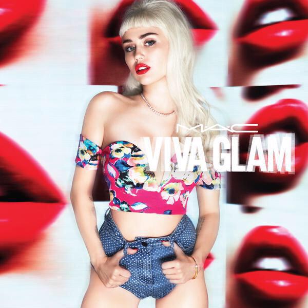 TheMileyCyrus's tweet photo. Miley's new VIVA Glam line is available for purchase in North America beginning 9/8! 💋 http://t.co/Y9rk1Cke61