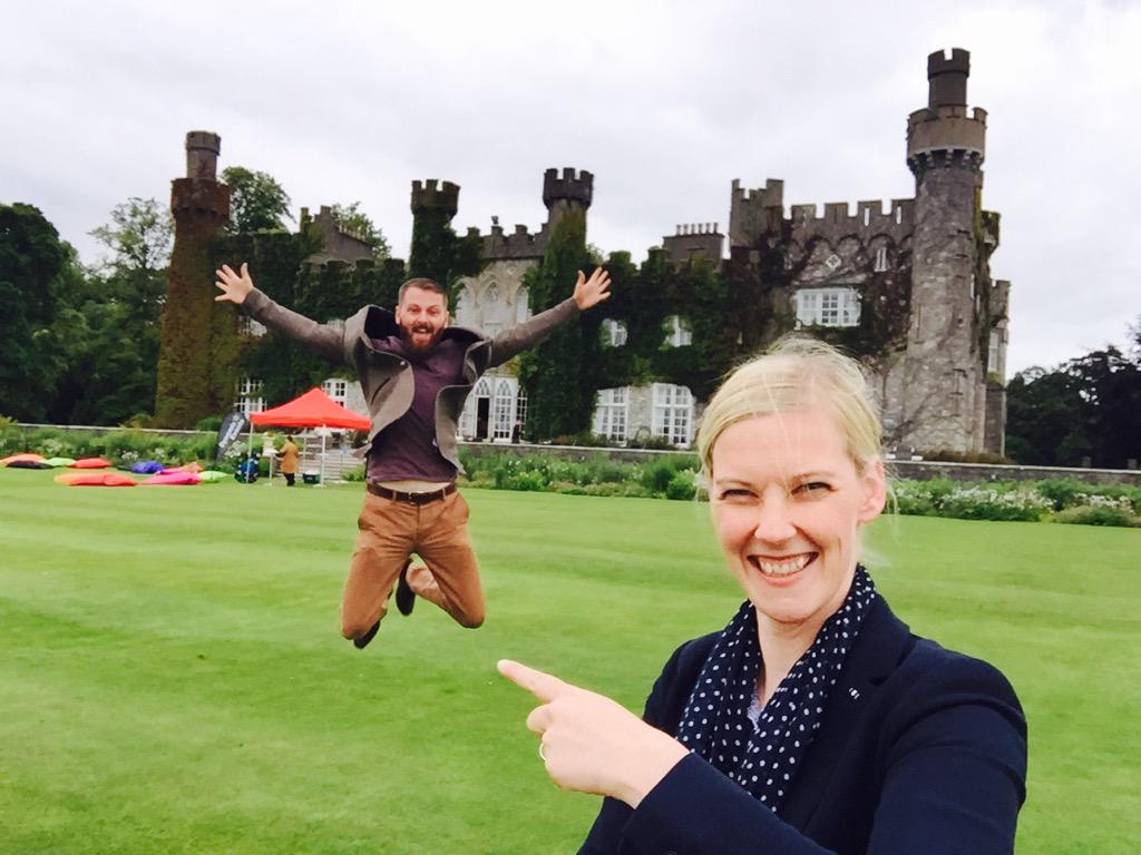 Daniel_Halpin_'s tweet photo. #LovinLuttrellstown #siteireland Daniel (Green Light Events) &amp; Lisa (Event Partners) having the craic @Luttrellstown http://t.co/zw2cOg4WNC