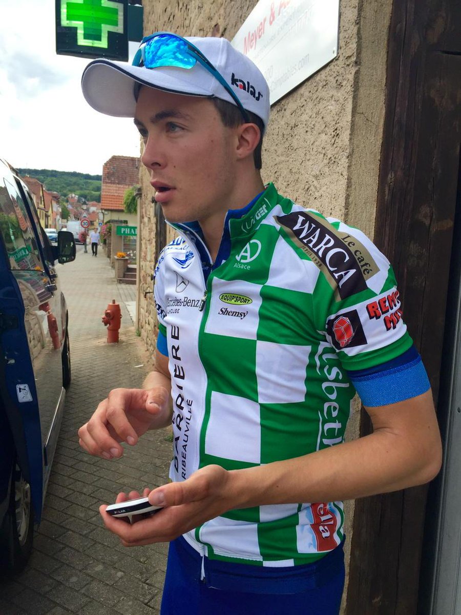 Stage win and green jersey for <a href="/hoembt/">Bjørn Tore Hoem</a> on stage 1 #TourAlsace