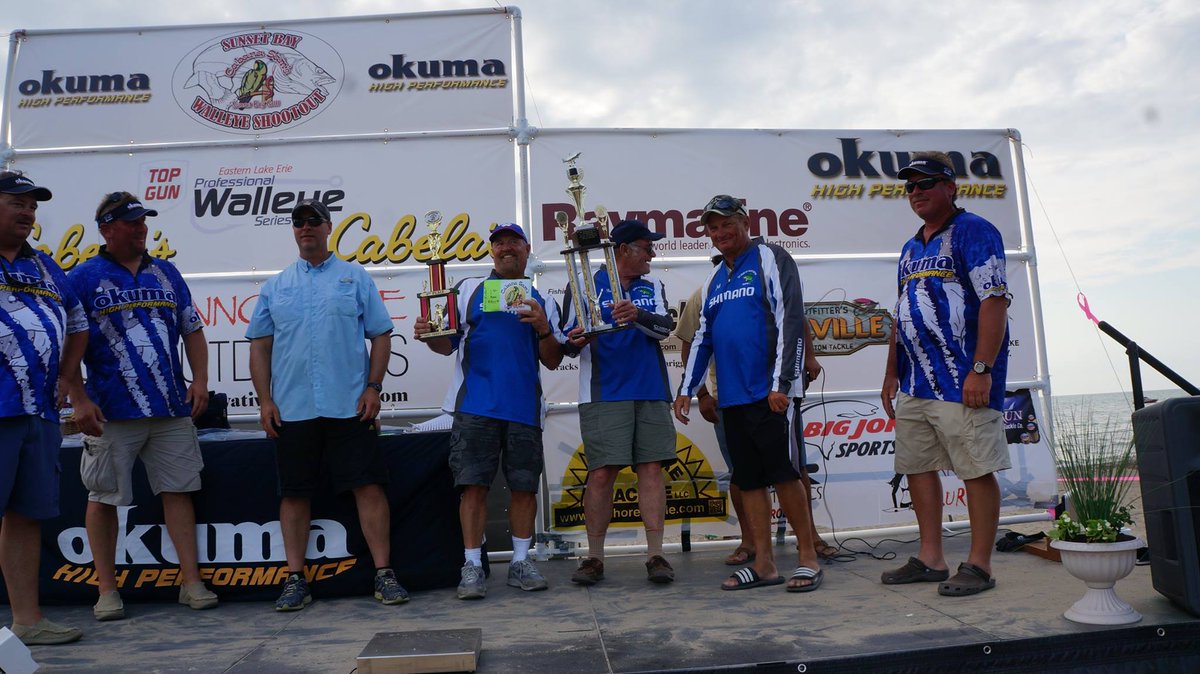 WalleyeShootout's tweet photo. Congratulations to Jeff Jarzynski and his team, Pirate Sportfishing, for winning the 5th Sunset Bay Walleye Shootout. http://t.co/68PwmE79E0