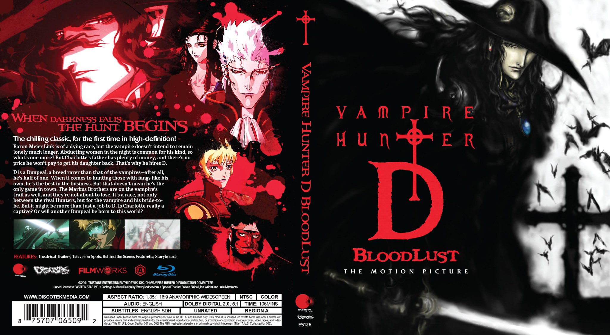 Sentai Filmworks Licenses Vampire Hunter D - Sentai Filmworks