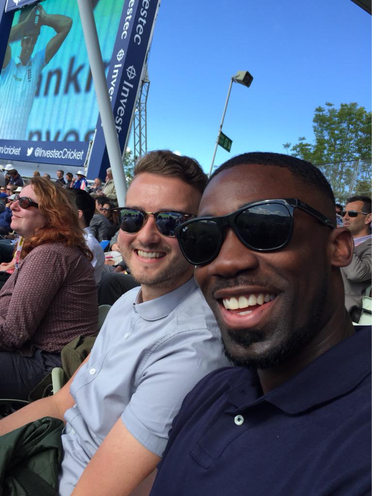 danwinney's tweet photo. Thanks to @leicsccc for the hospitality #Ashes @H3ctorG3ne @SWH33LER http://t.co/BjyOEH7q3c
