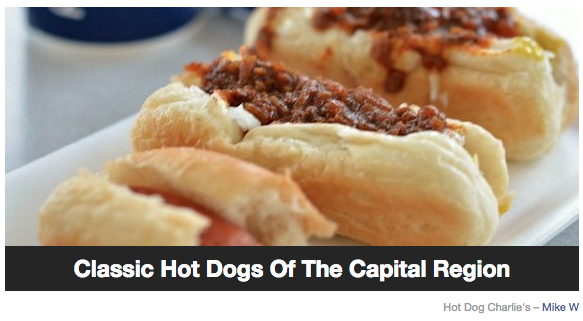 YelpAlbany's tweet photo. The Weekly Yelp is highlighting @NewestLunch &amp; other hot dogs. Thanks to @BBBSCR #OurSponsor http://t.co/anMHlFbAsN http://t.co/cXdfIg5kqu
