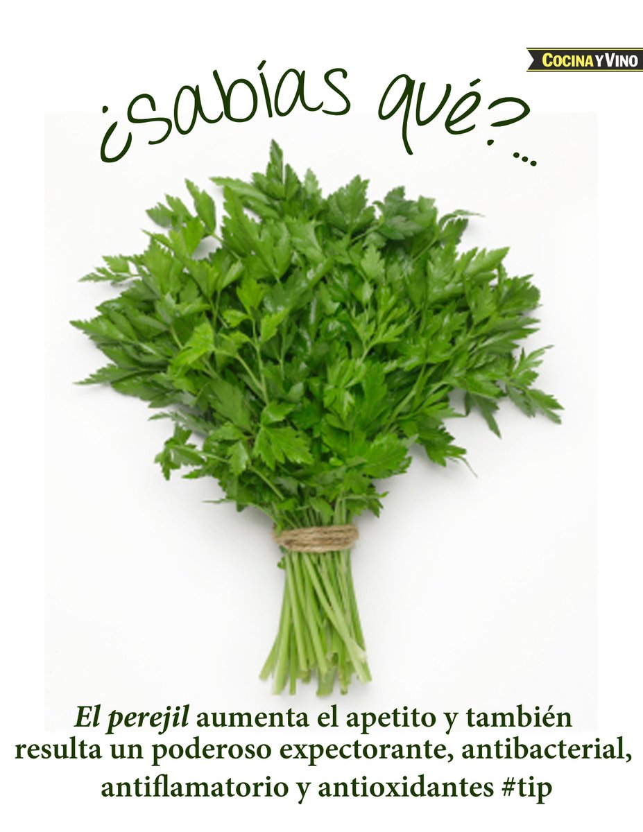 ¿Conocías estas propiedades del perjil? Descubre más beneficios de esta hierba aquí--> bit.ly/1yCxmrM