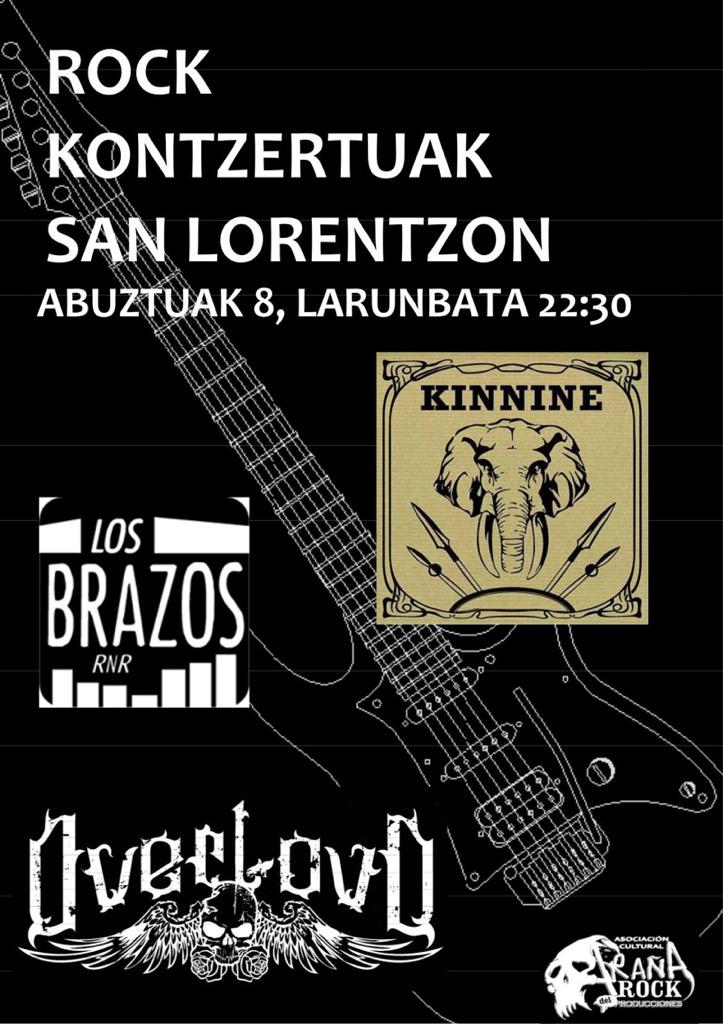 aranarock's tweet photo. Concierto @LosBrazos +Kinnine + @Overloudband @imusicarock @insonoro @RiverThamesMus @rmconcert @MariskalRockWeb http://t.co/C7S9tzhKTk