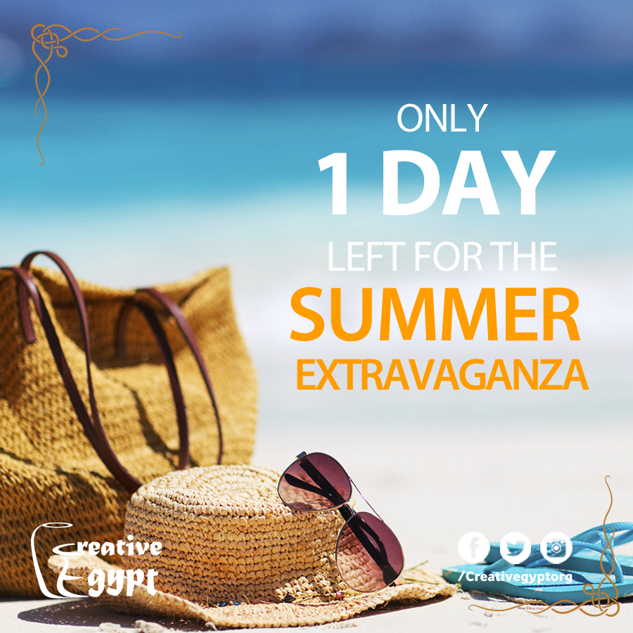 Creativegyptorg's tweet photo. Get ready to have tons of fun at the Summer extravaganza tomorrow at Marassi ! #Sahel, here we come! #Creativegy http://t.co/KElKqQWeKg