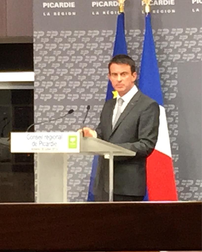 Manuel Valls annonce 1,4 milliards d'euros  avec le CPER #Picardie