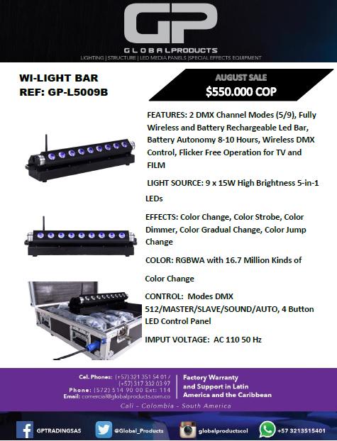 #Sale #Promoción #August #Agosto #Iluminación #Lighting #eventos #events #djs #wireless #gpcolombia #colombia
