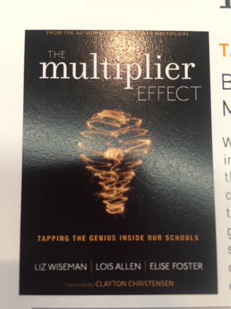 Preparing Students for the Future, Today! <a href="/LizWiseman/">Liz Wiseman</a> @MultiplierGuru #CNUSDLeadership