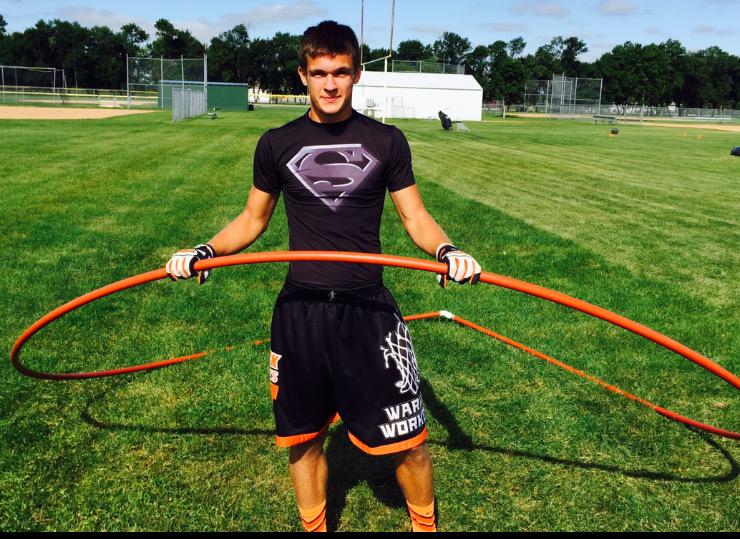 LarimoreFB's tweet photo. Congratulations to Elijah Holter for being the Lord of the Rings of the 2015 Larimore Football Camp! #GettingBetter http://t.co/lwUX1JAKJD