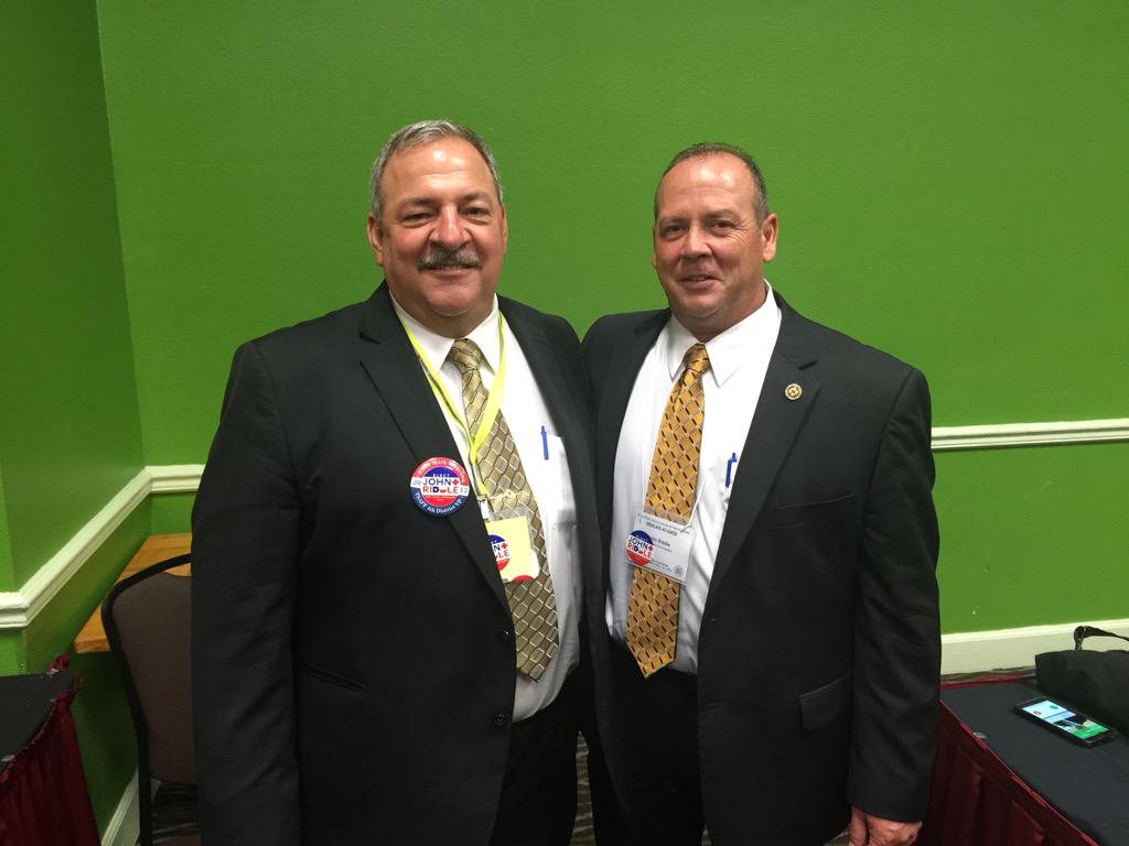 Your new #TSAFF President &amp; Fourth District Vice President. John Riddle (right) &amp; Mark Medrano (left) #TSAFF2015