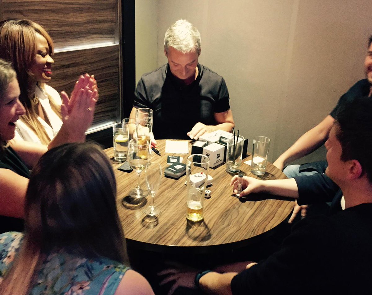 Another round of applause for  <a href="/AccentuateGame/">Accentuate</a>. I wonder when we'll see investor <a href="/dragonjones/">Peter Jones</a> at #BoardGameClub?