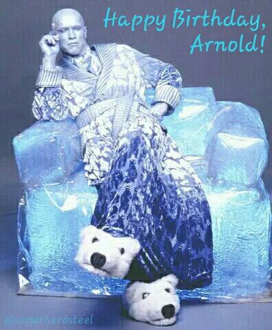 Happy Birthday Arnold Schwarzenegger! The Polar Pimp turns 68 today! Stay Cool,    