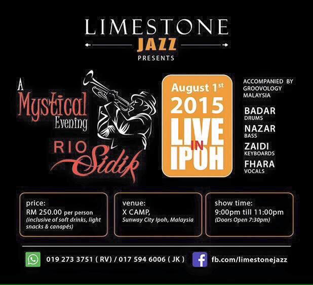 Come on up to Ipoh this weekend, everybody! <a href="/RioSidik/">Rio Sidik</a> <a href="/riosidiktrumpet/">Riosidiktrumpet</a> <a href="/diansidik_/">Dian Sidik</a> <a href="/MasidiM/">Masidi Manjun</a> <a href="/501Awani/">Astro AWANI</a> <a href="/tv3malaysia/">tv3malaysia</a>