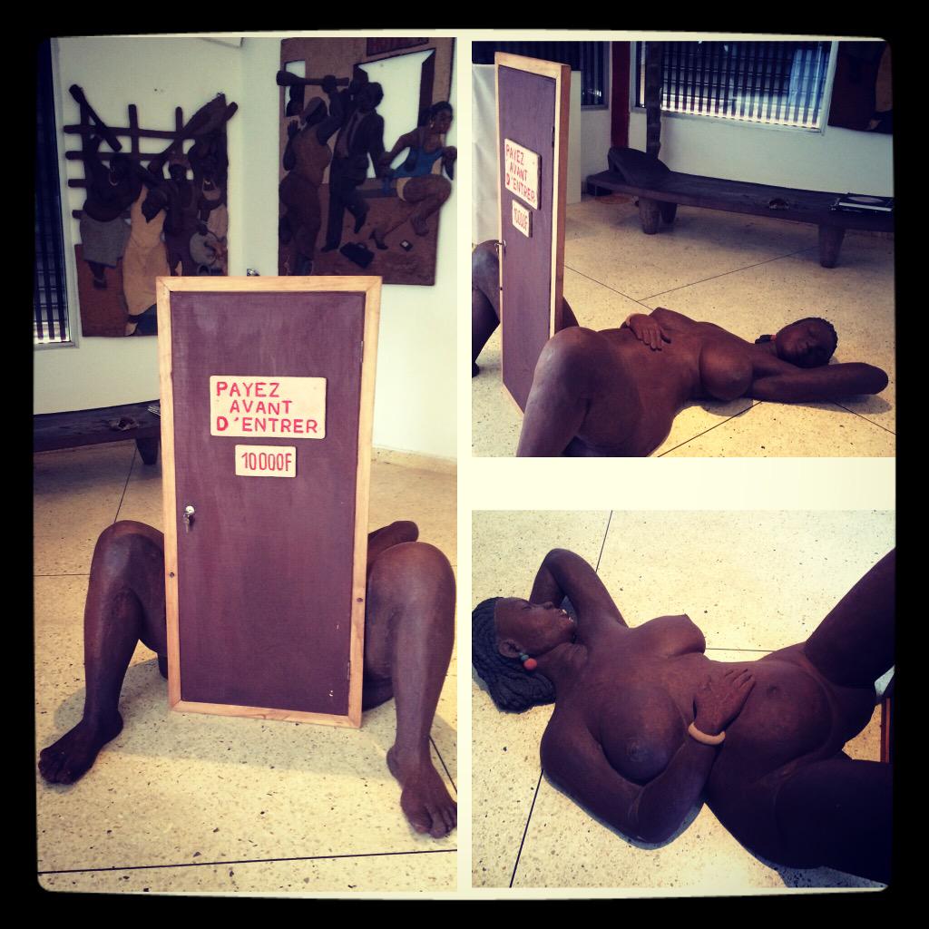 missessiekelly's tweet photo. Art ou provocation? Assistez au vernissage de l'expo qui dérange vendredi 31 juillet à 18h #Awoulaba #Artbidjan http://t.co/gQocJDkYDA