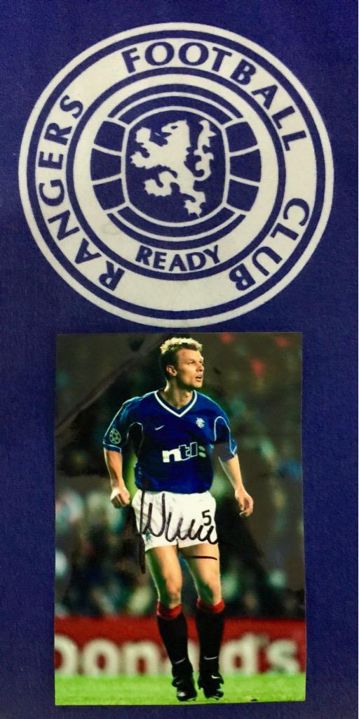 RangersFACTS's tweet image. 🔴⚪️🔵 COMPETITION TIME! RT to Win this SIGNED ARTHUR NUMAN PHOTO. Draw at 10pm. Good Luck! #RangersHistory 🔴⚪️🔵