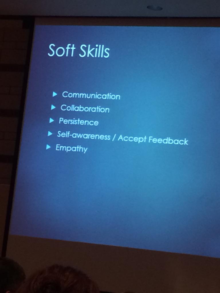 jenagamaite's tweet photo. These are the skills employers are looking for. Are you providing your students with opps to develop them? #pfunc7 http://t.co/8H3LoDGsRY