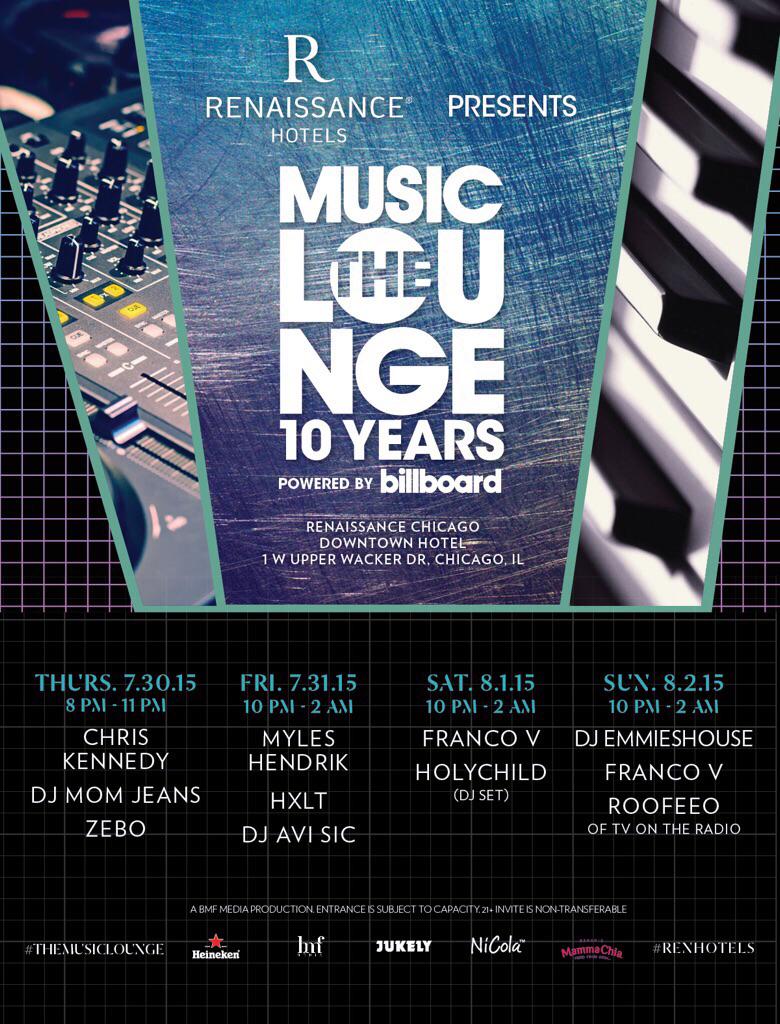 CKMasterson's tweet photo. #Lollapolooza dJing the Billboard Lounge tonight @BMFMedia @Billboard
@RenaissanceChi
#TheMusicLounge
#RenHotels http://t.co/Mi2nAAALC6