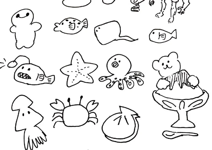 海の生き物たちいろいろ? 