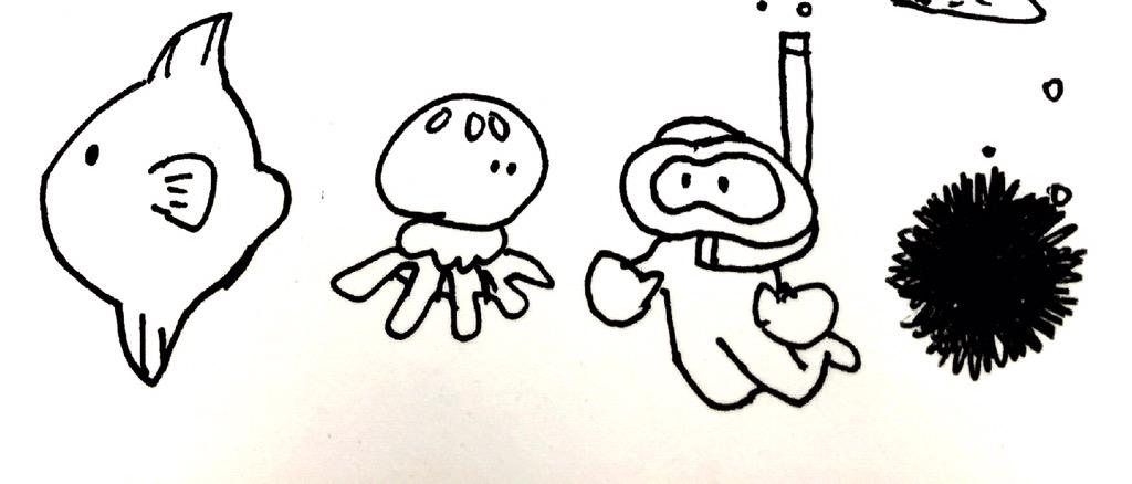海の生き物たちいろいろ? 