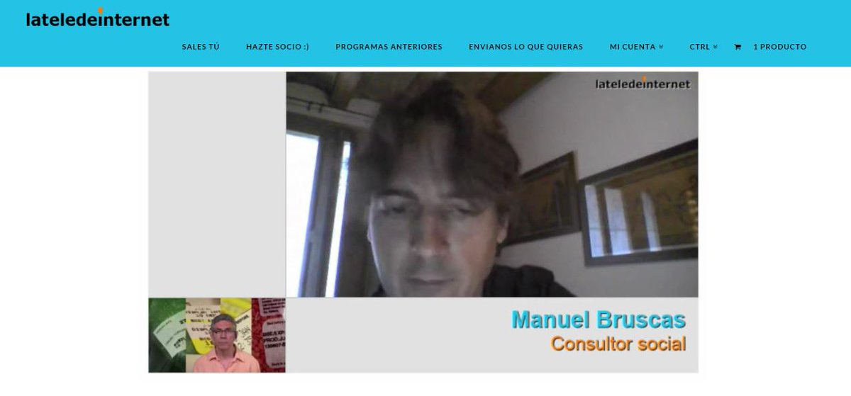 Dos, tres millones de personas pasan #hambre en #España. <a href="/Manuel_Bruscas/">Manuel Bruscas</a> en lateledeinternet.com