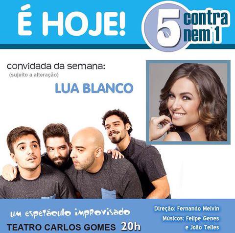 AccessLuaBR's tweet image. É hoje!!! Quem vamos?? #LuaNo5ContraNem1 @5contranem1 - Lua via Instagram.