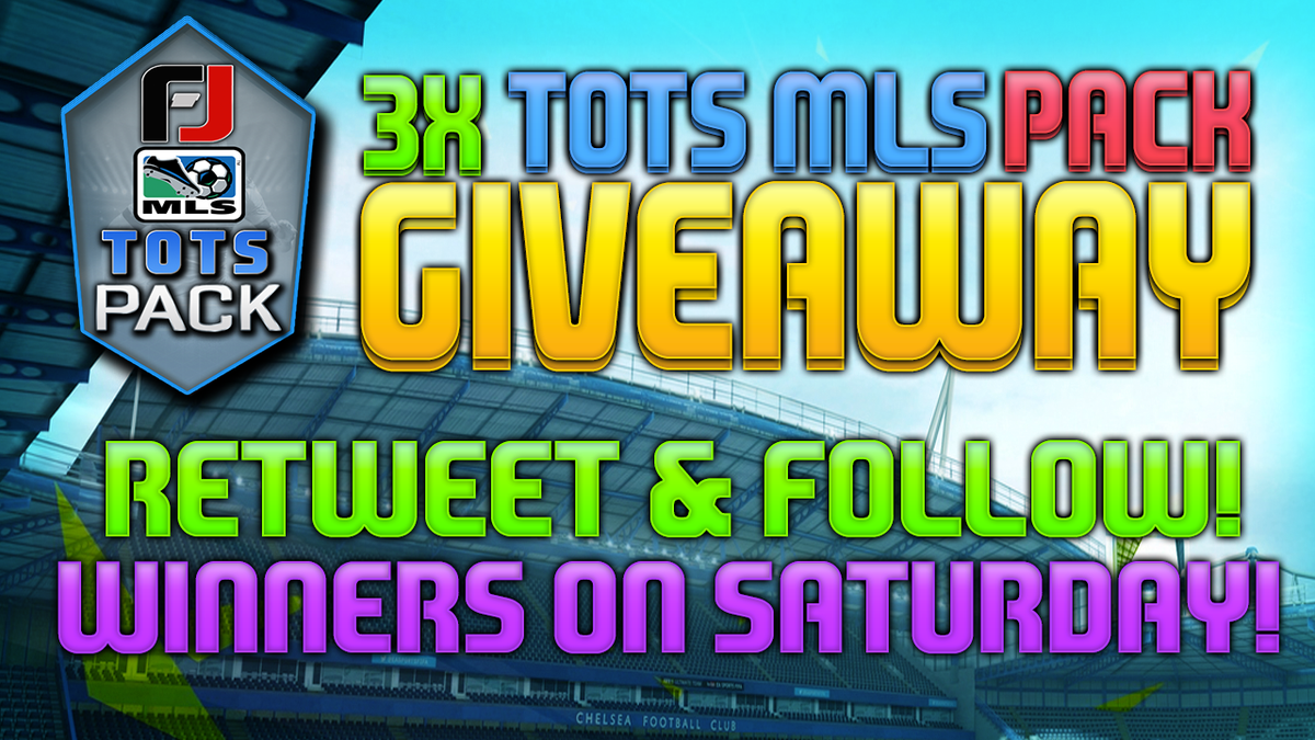FIFAJackpot's tweet photo. THREE TOTS MLS PACKS TO GIVEAWAY!
3 WINNERS!
FOLLOW &amp; RT TO ENTER!
WINNERS ON SATURDAY!
http://t.co/S8yks6IkMb http://t.co/zXgi9XWsY6