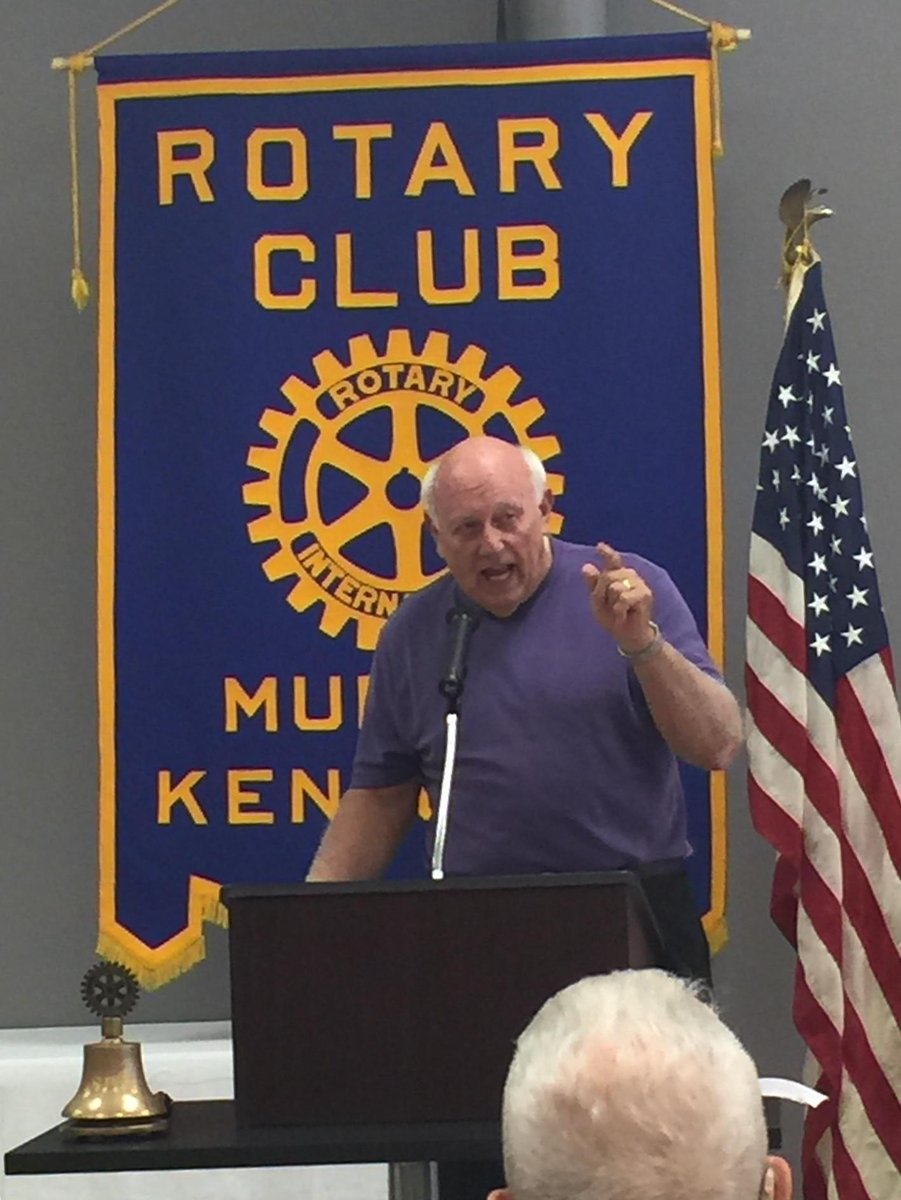 Rotarian Bob Rogers spoke to the club about MISD as part of local member program DH today.