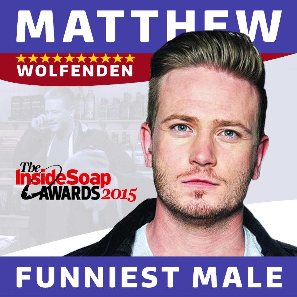 emmerdale's tweet photo. RETWEET &amp; vote for @MrMattWolfenden at @InsideSoapMag​ Awards #Emmerdale http://t.co/in0K3joenV http://t.co/CR1oBE0jbO