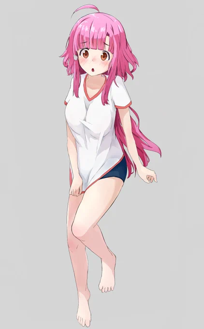 体操服めぐねぇ描きました #がっこうぐらし 