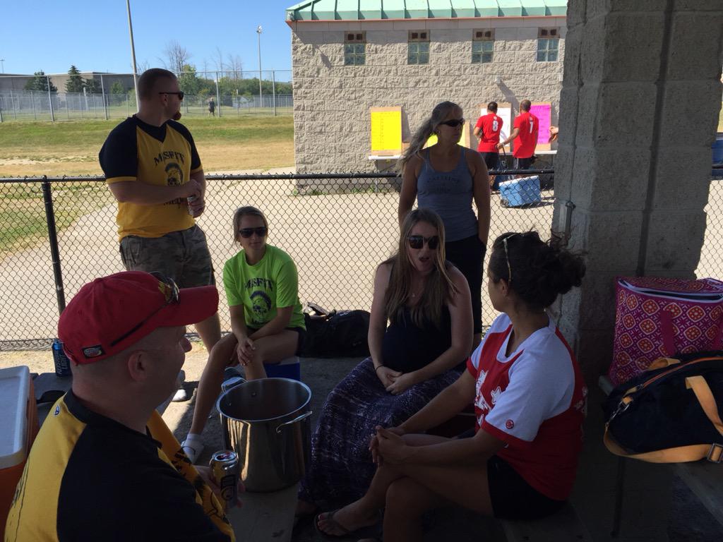 Peel_Paramedics's tweet photo. Between games at today's #MedicsHelp Ball Tournament #givingback #Paramedics @OPSEU277 @ParamedicAssoc @peelemsfund http://t.co/FNMKRNSRW7