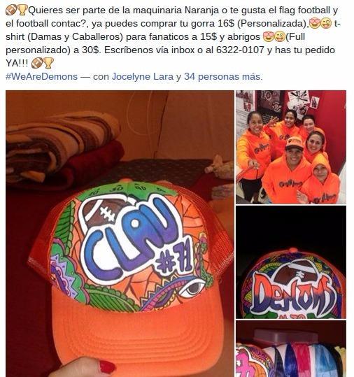 Ya puede comprar gorras tshirt y abrigos personalizados...Escribenos al 6322-0107