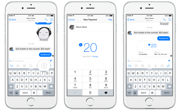 socialtec's tweet photo. Con #facebookmessenger podrás hacer pagos entre amigos http://t.co/qp0UE0Yb8N http://t.co/dMVcm4TlMa