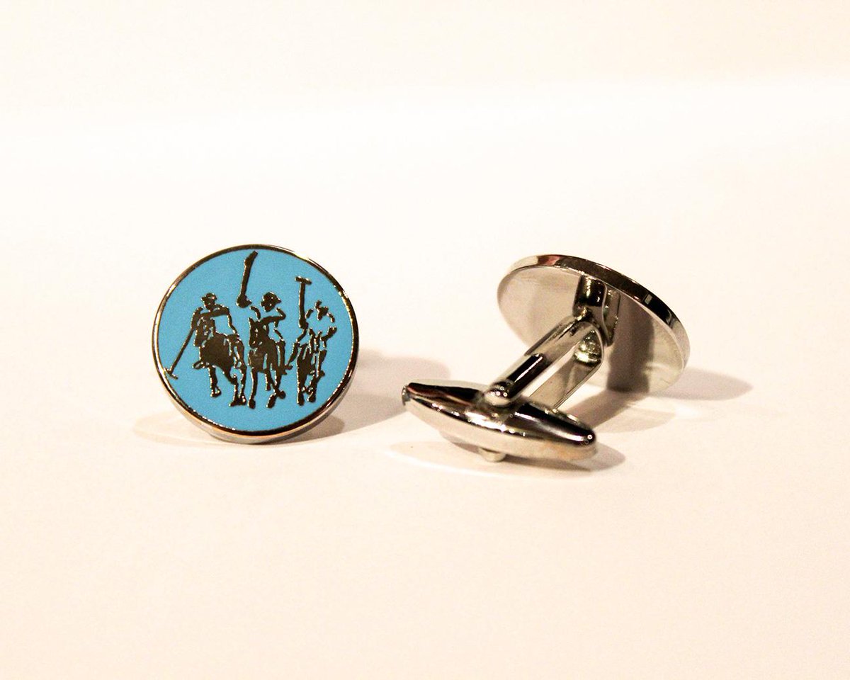 Our silver plated #Polistas #cufflinks add the finishing touch to an après #polo look > bit.ly/1LUqEnq