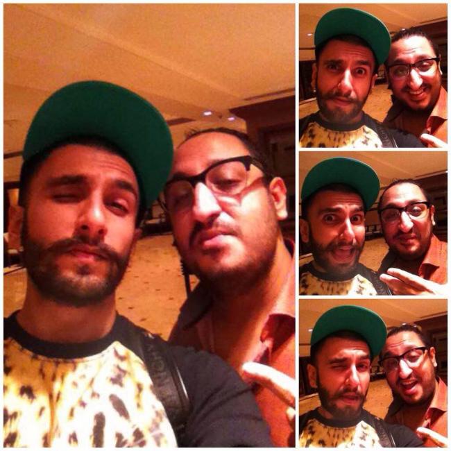BollyArena's tweet photo. Missed @RanveerOfficial. Here are some of his recent pics with the team of #BajiraoMastani http://t.co/ZoiMXpVKKU