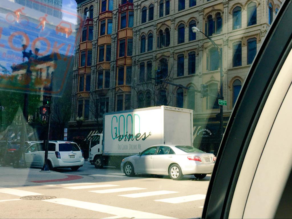GoodVinesWine's tweet photo. Have you seen me around?! Keep an eye out for us ;)  #ShopLocal #DrinkLocal #Chicago #GoodVines #Wine http://t.co/hwnu0vLudD