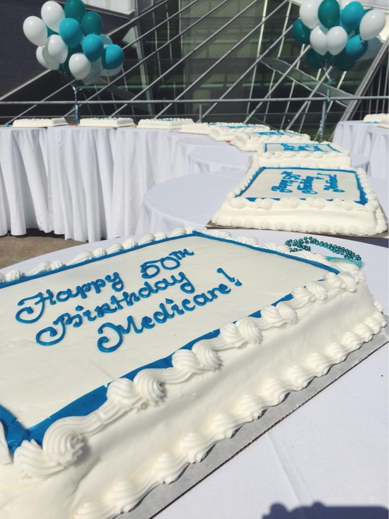 kpwashington's tweet photo. Celebrating #MedicareAt50 with cake and live music performed by the @AllCityBand at @grouphealth Capitol Hill! http://t.co/Ak9P2vjrV5