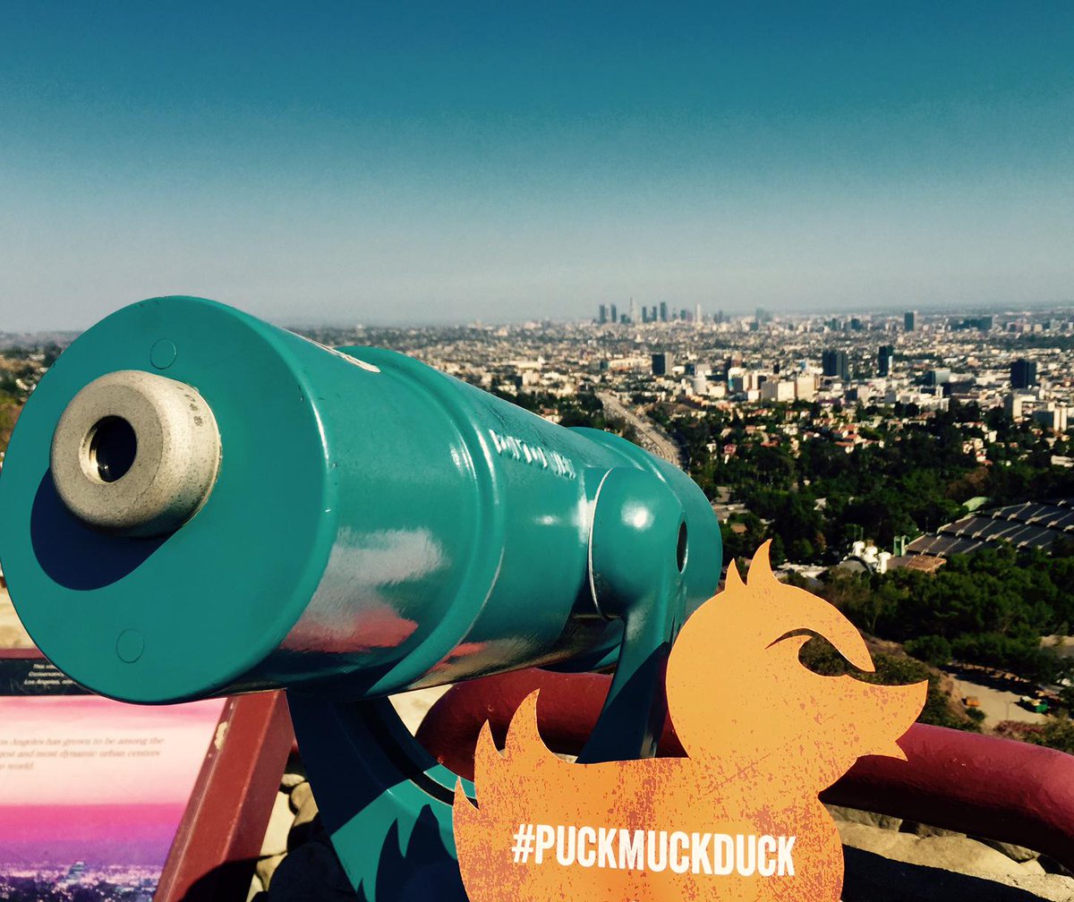 PuckMuckDuck's tweet photo. Top secret LA location. Don't tell the #paparazzi. #DuckCelebStatus #PUCKDAY http://t.co/Vfm05RMJsW http://t.co/gorfjwJV3J