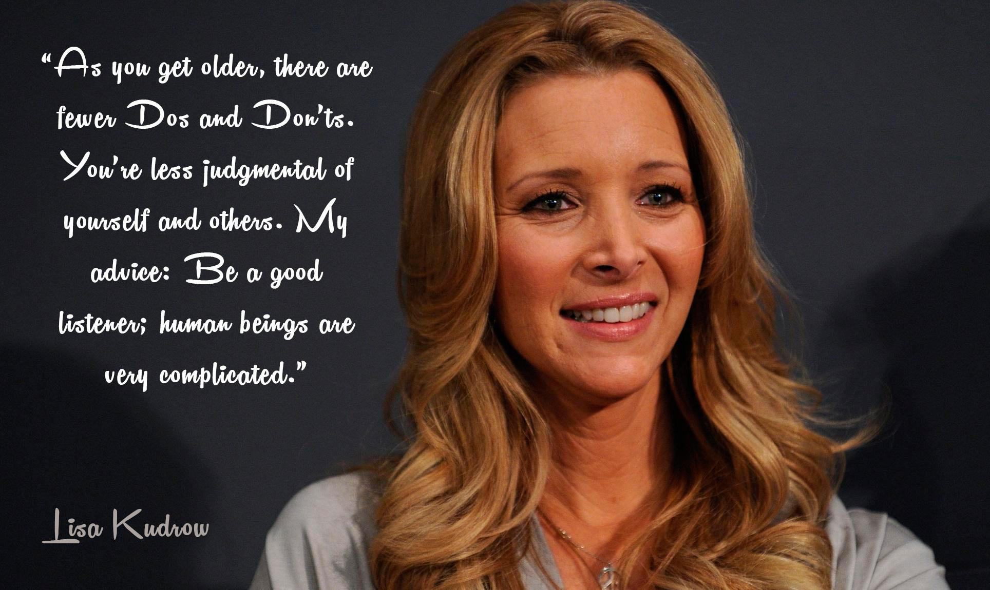 Happy Birthday to the very funny Lisa Kudrow!  
