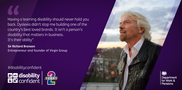 10DowningStreet's tweet photo. .@RichardBranson talks about his dyslexia &amp; encourages employers to be #disabilityconfident http://t.co/L62xcG6HUh http://t.co/EvcRvVZFC9