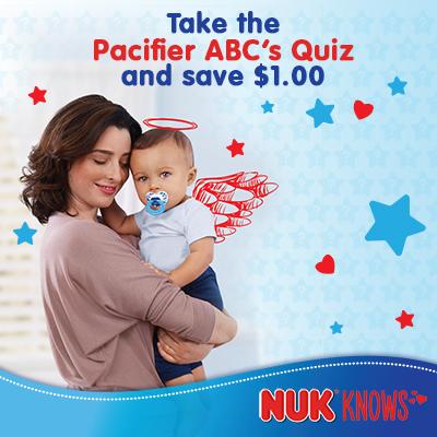 momsreview4you's tweet photo. Take the Pacifier ABC’s quiz and receive a coupon for a $1 off #NUKPacifier #NUKKnows  http://t.co/DsTalNHvas http://t.co/l0mQgtAHYQ