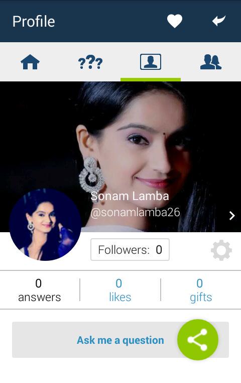 sonamlamba27's tweet photo. Ok guys I m on Ask.fm now! It's sonamlamba26 dont follow any other fake account! http://t.co/bGEjz4qLYt