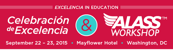 HSHPS96's tweet photo. @EdExcelencia hosts its Celebración de Excelencia/ALASS Workshop Sept.22-23 in #WashingtonDC: http://t.co/CWwIiJs7fg http://t.co/0x1hVkGste